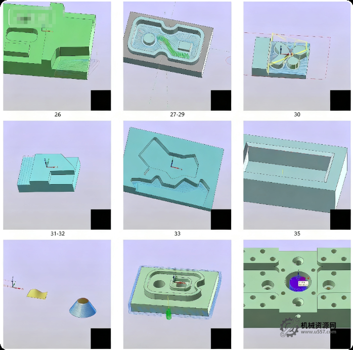 Mastercam 2024三轴编程入门提高实例讲解视频教程