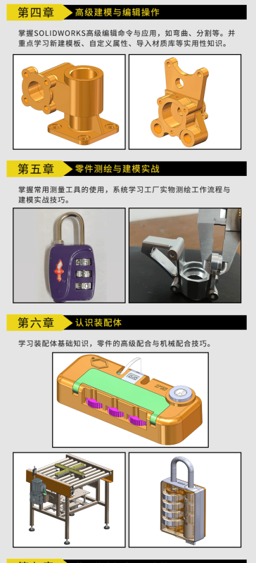 SolidWorks2021 入门到实战视频教程_SolidWorks 机械设计学习课