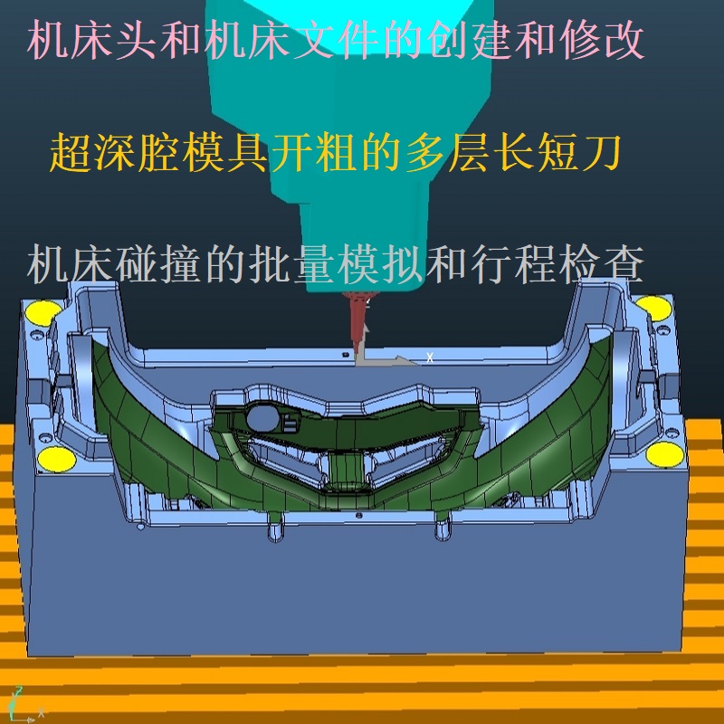Powermill中大型汽车模(龙门开粗+高速机精光)视频教程-机械资源网
