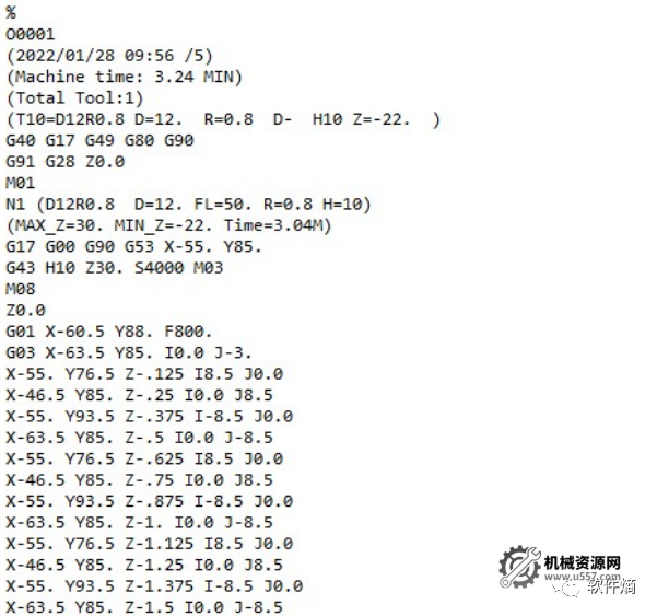 图片[2]-UG侧铣龙门铣后处理-自动判断平面-法兰克-三菱-通用-机械资源网