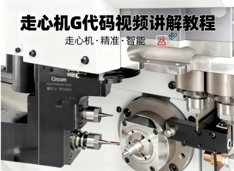 走心机手工编程从 G 代码讲解到案例应用自学视频教程 + 前后置代码-机械资源网