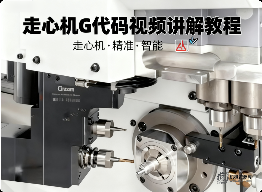 走心机手工编程从 G 代码讲解到案例应用自学视频教程 + 前后置代码-机械资源网