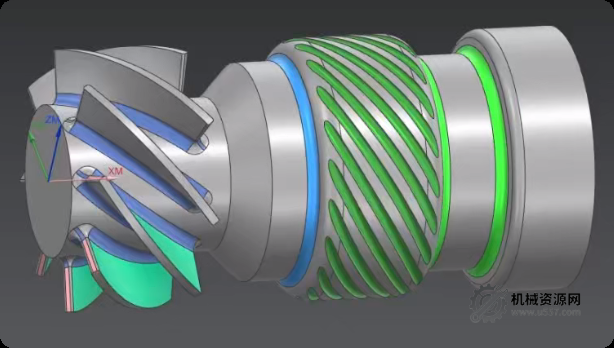 UG2506四轴视频教程实例