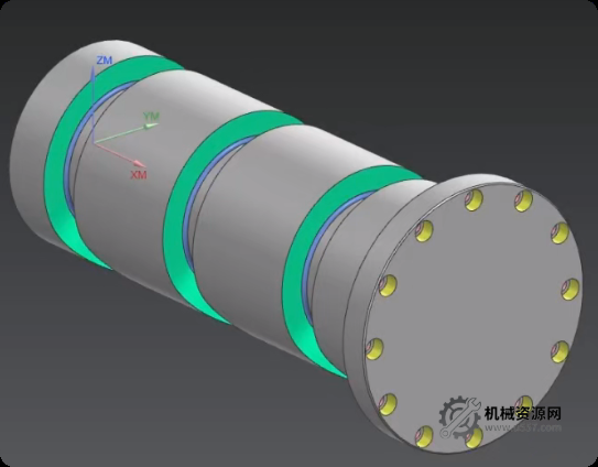 UG2506四轴视频教程实例