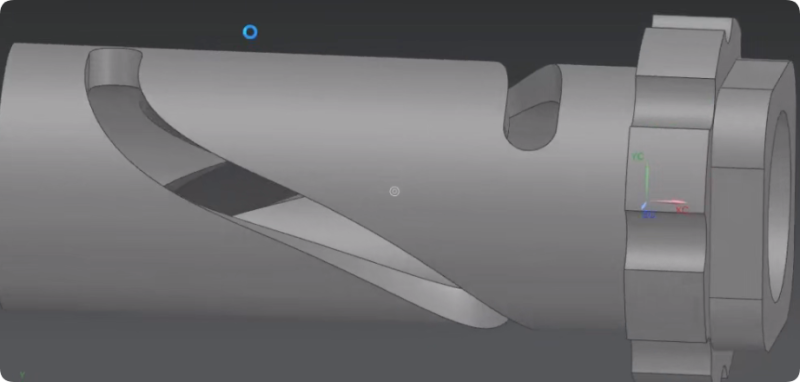 UG2506四轴视频教程实例