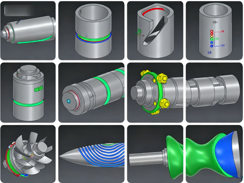 UG NX2506四轴五轴实例视频教程25例-机械资源网